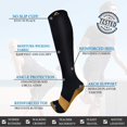 thumbnail image 5 of 3 Pairs Medical Sport Compression Socks - 15-20mmhg Graduated Knee-High Support for Men & Women, Ideal for Soccer, Running, and Nurses, 5 of 6