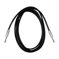 thumbnail image 3 of Cable de guitarra TRS de 1/4 de pulgada y cable de audio estéreo de 6,35 mm. Cables de conexión para guitarra de alta gama. 3 metros, 3 of 9