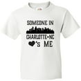 thumbnail image 3 of Inktastic Charlotte North Carolina Someone Loves Me Youth T-Shirt, 3 of 5