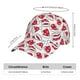 thumbnail image 2 of Fotbe Christmas Hat Gorro Clásico de Béisbol, Gorra Ajustable con Broche Snapback, Gorro de Exterior de Algodón Suave, 2 of 6