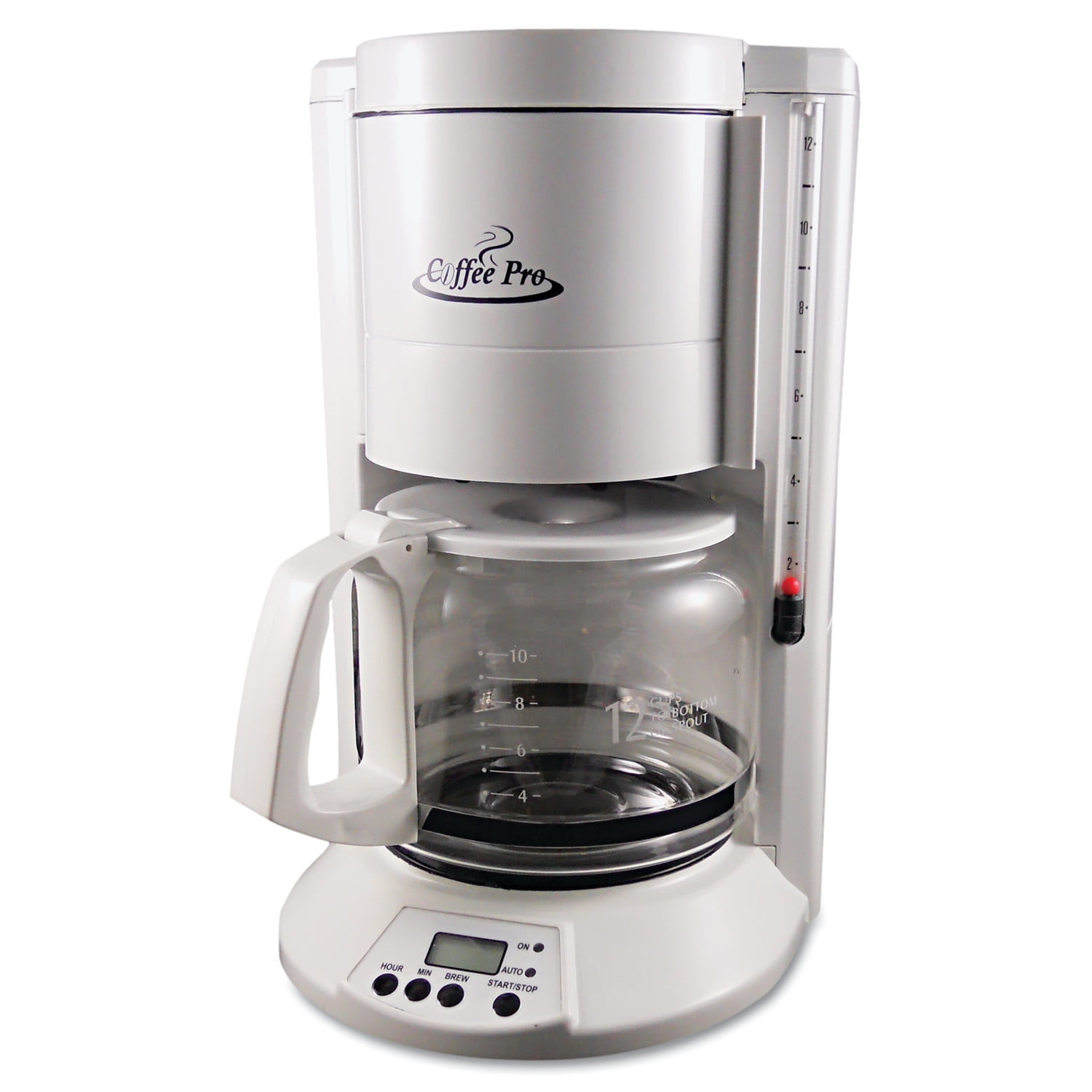 Coffee Pro Home/Office 12Cup Coffee Maker, White
