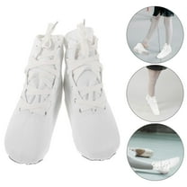 BESTYASH Mens Tap Dance Shoes Canvas Ballet 1 Pair High Top Breathable Ankle Support for Adult Women