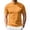 1#Earthy Yellow, variant on BRANROY Men's Short Sleeve T-Shirt Mock Neck - Lightweight Stretch Breathable Casual Summer Shirts for Men Slim Fit Base Layer Tee Top,Army Green L