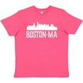 thumbnail image 3 of Inktastic Boston Massachussetts Skyline Youth T-Shirt, 3 of 5