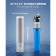 thumbnail image 4 of Whole House Water Filter Cartridge 4.5x20,CTO Carbon Block Replacement for 3-Stage Home Water Filtration System,Reduces Chlorine,Taste,and Odor, 4 of 12