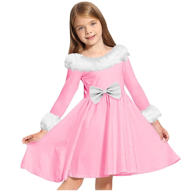 RXMEKW Robes Décontractées pour Femmes, Robe de Fête de Vacances en Velours à Carreaux Patchwork pour Filles avec Poches