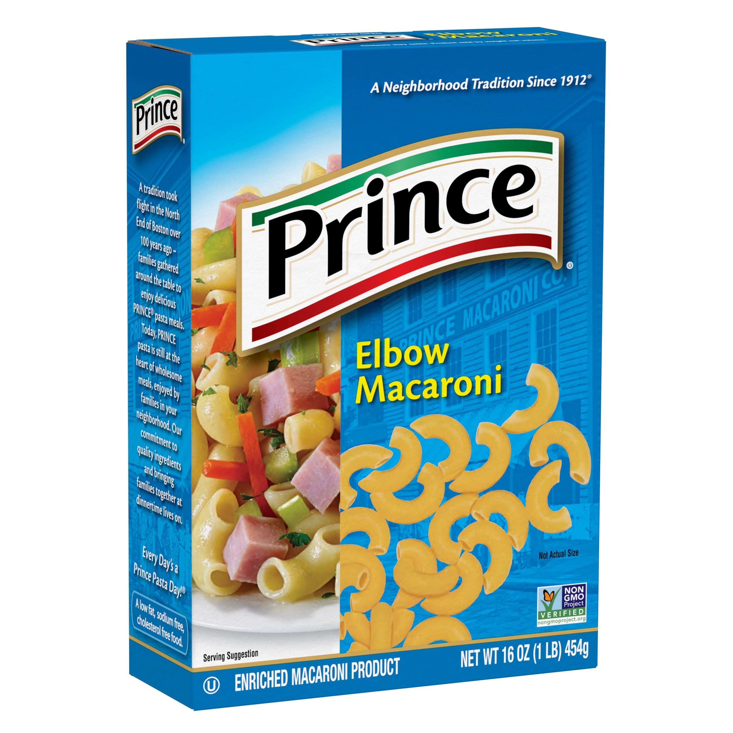 (2 pack) Prince Elbow Macaroni Pasta, 16-Ounce Box