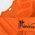 thumbnail image 4 of Actgleam Little Girls Long Sleeve Dress A-Line Formal Dresses for Girl,Orange,6Year, 4 of 8