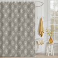 thumbnail image 3 of Shower Curtain White Dandelion Shower Curtains for Bathroom Decor, Waterproof Polyester Shower Curtain Set with Hooks, Extra Long 72" x 84" Spring Plant Beige, 3 of 9