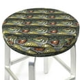 thumbnail image 3 of Fotbe Largemouth Bass Fish Pattern Stool Covers Round,Waterproof Round Bar Stool Covers Bar Chair Covers Washable Stool Cushion Slipcover for 12-14 Inch Chair-13 inch, 3 of 7