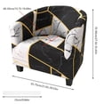 thumbnail image 1 of Funda de sofá,Sala de estar Funda de sofá con estampado floral 1 asiento Protector de muebles Decoración del hogar Fundas de silla de bañera para sillones Muyoka Hogar, 1 of 6