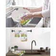thumbnail image 5 of Happy Easter Kitchen Dish Towels for Drying Dishes Set of 3, Watercolor Truck Eggs Flowers Butterfly Botanical Waffle Weave Microfiber Hand Tea Bathroom Towels Quick Dry & Absorbent Towel 15.7x23.6, 5 of 7