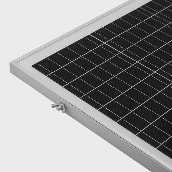 BENGPAOBA-20W 12V Solar Battery Trickle Charger - Mono Solar Panel with Built-in MPPT Controller & Adjustable Mount Bracket, IP65 Waterproof - Ideal for Cars, Boats, RVs, Trailers & Roofs