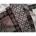 thumbnail image 5 of oneOone Silk Tabby Black Fabric Block Craft Projects Decor Fabric Printed By The Yard 42 Inch Wide, 5 of 5