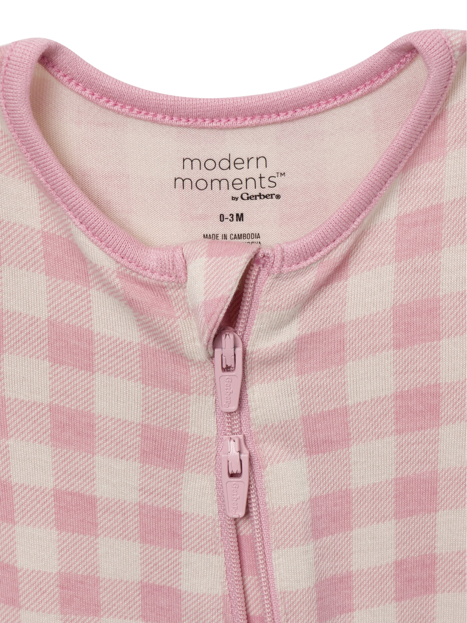 Modern Moments by Gerber Neutral Two-Way Zip Viscose Coverall, 2-Pack, Sizes Newborn - 24 Months