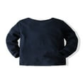 thumbnail image 4 of Boys‘ Fall Fashion  Solid Color Tops and Plaid Suspender Pants Overalls, 4 of 9