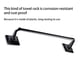 thumbnail image 5 of Inteprter Barra de toalla individual, estante de pared para baño y cocina, barra organizadora, estante autoadhesivo, soporte de inodoro reutilizable sin Juegos de accesorios de baño Negro 34cm Inteprter JJ16712-03, 5 of 6