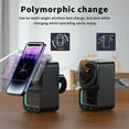 thumbnail image 4 of Wireless Charging Base for iPhone/Samsung Fast Charger Stand for AirPods Pro 2 3 Smartphone 15W-White, 4 of 5