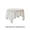 White, variant on Beautiful Lace Tablecloth with Elegant Scalloped Bottom for Any Special Event Such As Wedding, Birthday Party, Anniversary White