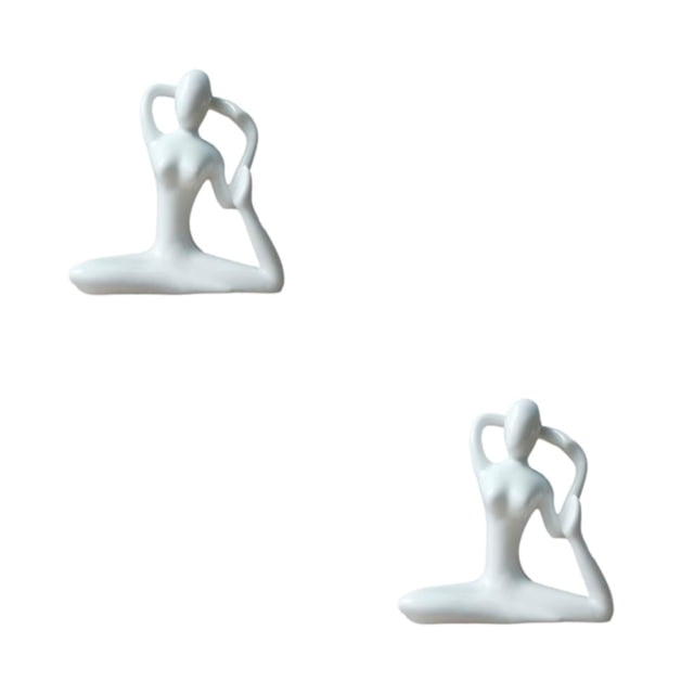 Decoración de cerámica Cateissary chica de Yoga estilo Simple