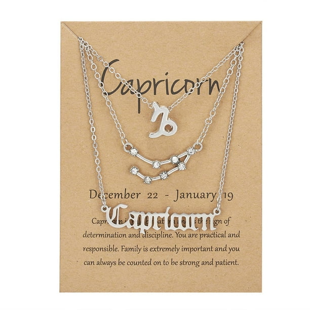 Collar para mujer, joyería para mujer, conjunto de 3 piezas de joyería para mujer, collar con la letra "doce" en inglés antiguo.