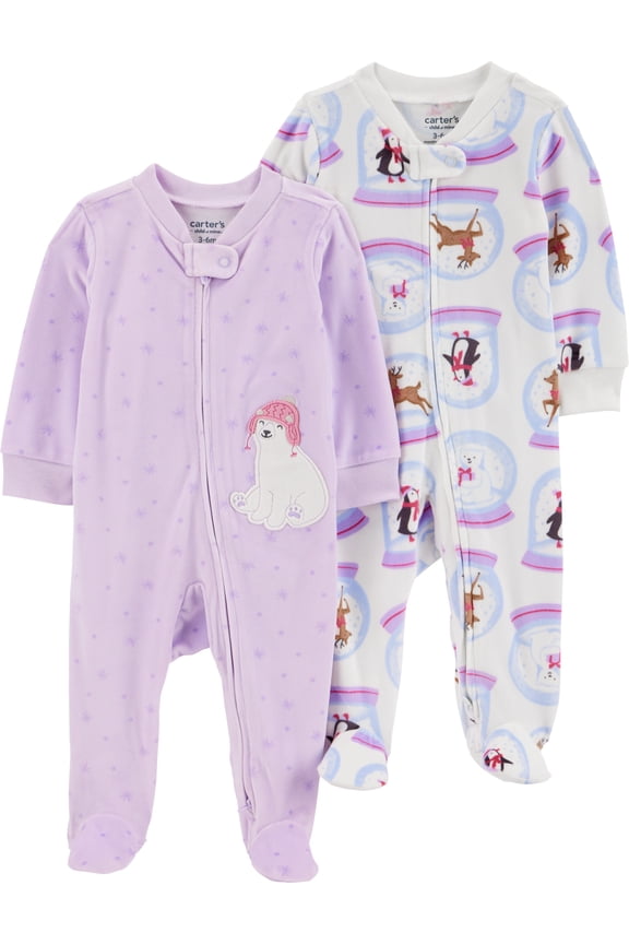 Baby Cozy Sleep N Play, Single & 2 Pack, Sizes Preemie-6/9 Months