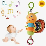 Cute Animal Soft Baby Rattles Butterfly Crib Toys for Girls Boys Infant Newborn Musical Toys Best Chrismas Gift