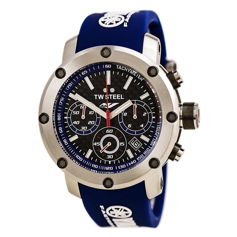 TW924 Men's Yamaha Factory Racing Black Carbon Fiber Dial Blue