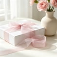 thumbnail image 5 of Organza Ribbon,Sheer Decorative Sash,Long Iridescent Fabric Strip for Wedding Gift Wrapping Diy Hair Bow Party Garland Craft(Pink,708in), 5 of 7
