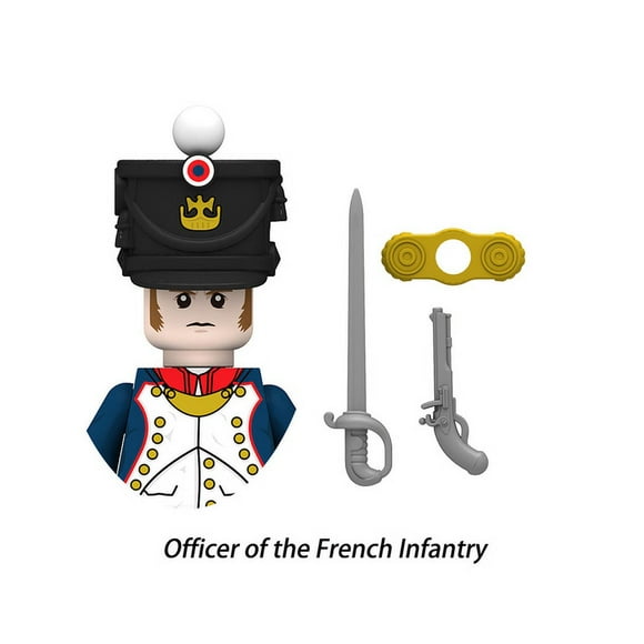 Cavalerie Infanterie Légère Marine Impériale Série Mini Modèle Blocs de Construction Napoleonic Soldat Arme Générale Briques Figurines