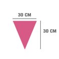 thumbnail image 3 of Banderin triangular promocional DECORAMEC PAPEL PICADO 5 tiras de 8 metros colores vibrantes, 3 of 7