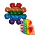 thumbnail image 3 of Máquina de burbujas de descompresión para niños educativos de 4 piezas Música redonda Girasol-Arco iris Adepaton CPB-DE-WX607-12, 3 of 5