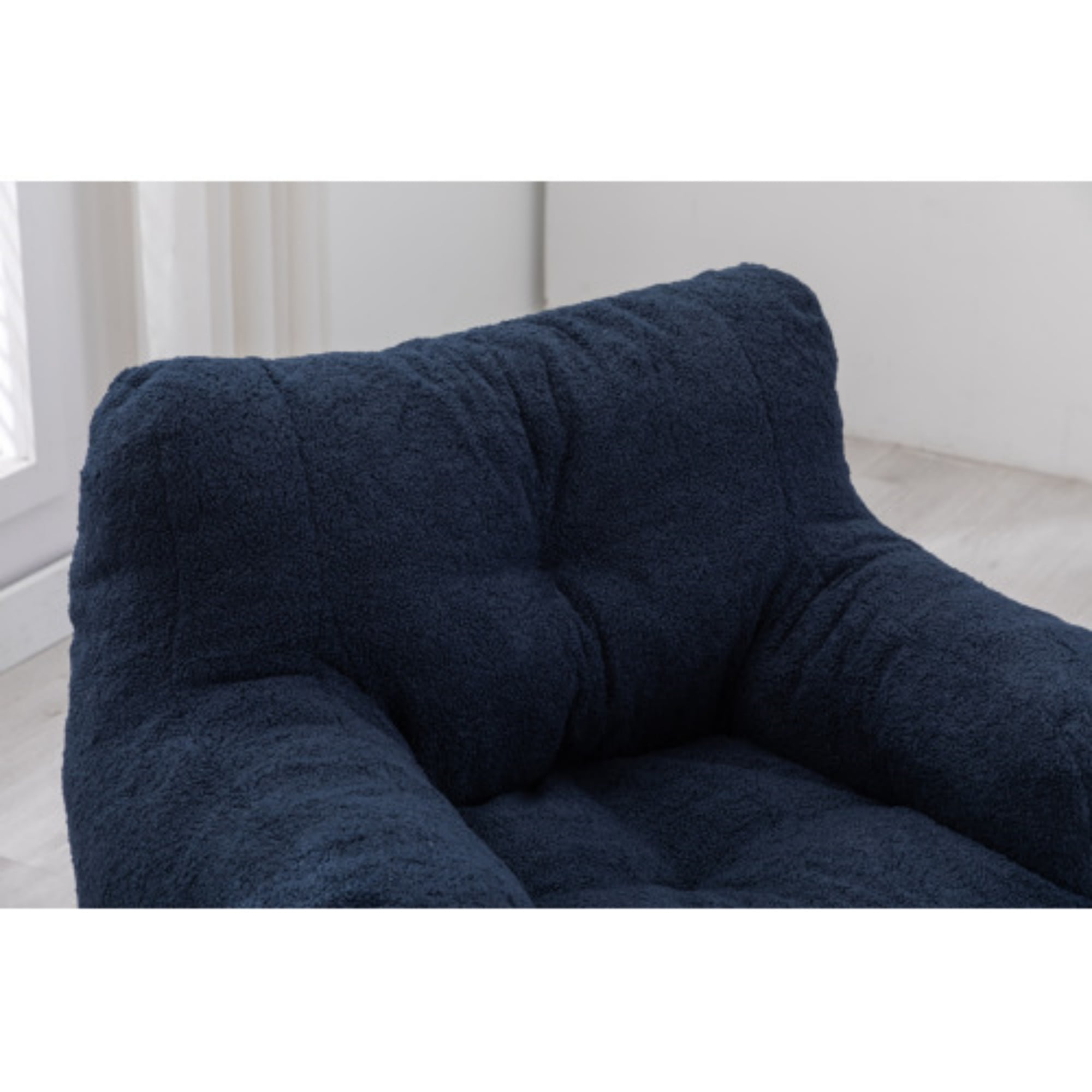 Bean Bag Chair with Armrest, Yardmaster Giant Bean Bag Chair with Teddy Soft Stuffed and Memory Foam, Bean Bag Apartment, Dorm, Living Room, Bedroom
