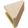 thumbnail image 6 of 4"W x 8"D x 8"H Classic Concord Rough Cedar Woodgrain TimberThane Corbel, Primed Tan, 6 of 6