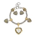 thumbnail image 3 of Charter Club Two-Tone Stainless Steel Charm Bracelet Watch (28mm), 3 of 3