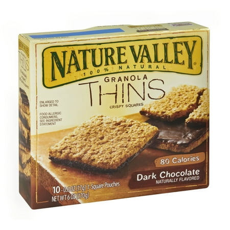Nature Valley Granola Thins 80 Calorie Dark Chocolate ...