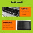 thumbnail image 6 of Topcobe Propane Gas Grill, 3-Burner BBQ with Side Burner, Stainless Steel, 37,000 BTU Outdoor Cooking, Patio Garden Grill, 6 of 10