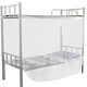thumbnail image 1 of 4 Corner Posts Canopy Mosquito Net for Double, Queen Size Bed, White (150 x 195 x 170 cm), 1 of 4