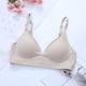 thumbnail image 1 of Sujetador push up sin costuras con tiras de gelatina para mujer, sujetador deportivo antiflacidez para dormir, 1 of 6