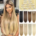thumbnail image 3 of Typpkmm Extensiones De Cabello Negro De 24 "/ with 6 Unidades/Juego and Clip De 60cm, 3 of 7