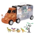thumbnail image 2 of Juego de Camión de Transporte de Plástico, Remolque, Triceratops cortos Zulema Camión de transporte, 2 of 5