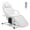 White, variant on Thanaddo Electric Adjustable Massage Bed Spa Table, 440lbs Capacity, Remote Control Tattoo Bed with Detachable Armrests and Headrest - Black