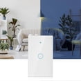 thumbnail image 1 of WiFi Touch Screen Switch Single Circle for Alexa for Google 1‑Way AC 90‑ (White ), 1 of 2