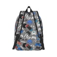 thumbnail image 3 of Balery Video Game Vintage Canvas Backpack for Men and Women - Large Capacity, Durable Travel Laptop Bag for School, Work, Hiking, and Outdoor Activities, 3 of 7