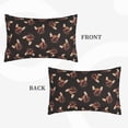 thumbnail image 4 of Haiem Pillowcase for Hair and Skin Queen - Bulldog with Sunglasses Printed Soft Pillowcase with Envelope Closure-16"x24", 4 of 9
