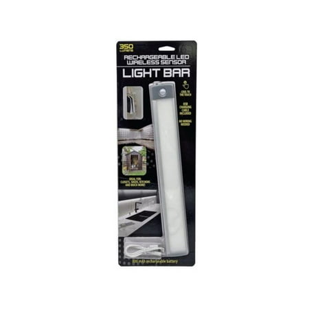 

Kole Imports GE849-6 350 Lumen Rechargeable LED Wireless Sensor Light Bar - Pack of 6