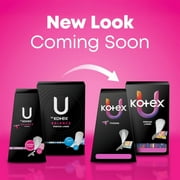 U by Kotex Balance Wrapped Panty Liners, Regular Length, 80 Count
