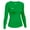 Green, variant on Women's Base Layer Long Sleeve Top – Quick Dry Sweat-Wicking Compression Shirt for Sports & Training – XS to XL – Multiple Colours