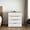 Multicolor#1, variant on Chests Of Drawers, Dresser 27"H, 3 Drawers Dresser, Superior Top, White / Light Oak, Multicolor Dressers,Particle Board Wooden Dressers, Furniture Bedroom Furniture Dressers, Chests & Wardrobes