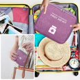 thumbnail image 4 of Botiquín de primeros auxilios vacío de 2 piezas, caja médica, bolsa de medicina portátil, bolsa de emergencia médica impermeable, bolsa de medicina de gran capacidad, almacenamiento de medicina, 4 of 5